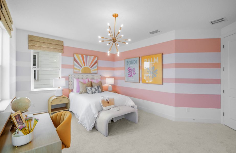 Furnished interior in a model home at Mariposa at EverRange in Jacksonville (Image 20).