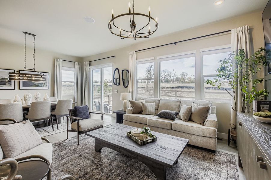 Furnished interior in a model home at Country Club Reserve – Fort Collins in Fort Collins (Image 5). Furnished interior in a model home at Country Club Reserve – Fort Collins in Fort Collins (Image 5).