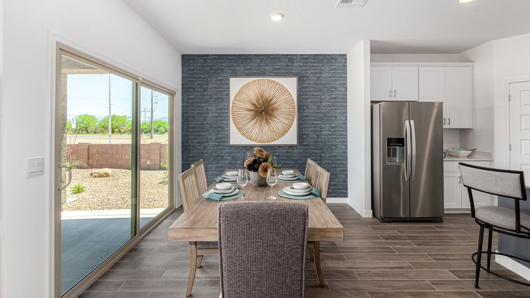 Furnished interior in a model home at Sahuarita Acres in Sahuarita (Image 22).