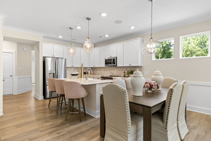 Furnished interior in a model home at Harbor Crossing in Greensboro (Image 5). Furnished interior in a model home at Harbor Crossing in Greensboro (Image 5).