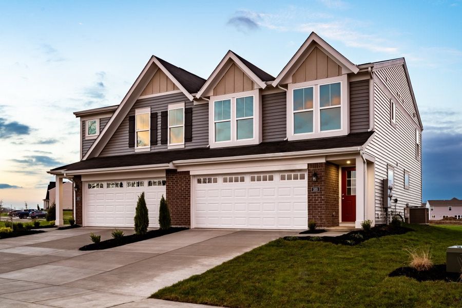 Front exterior of a home in the Windcrest Farms community, located in Louisville, KY (Image 5).