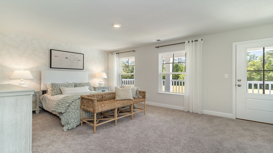 Furnished interior in a model home at Livingston Woods in Irmo (Image 12).