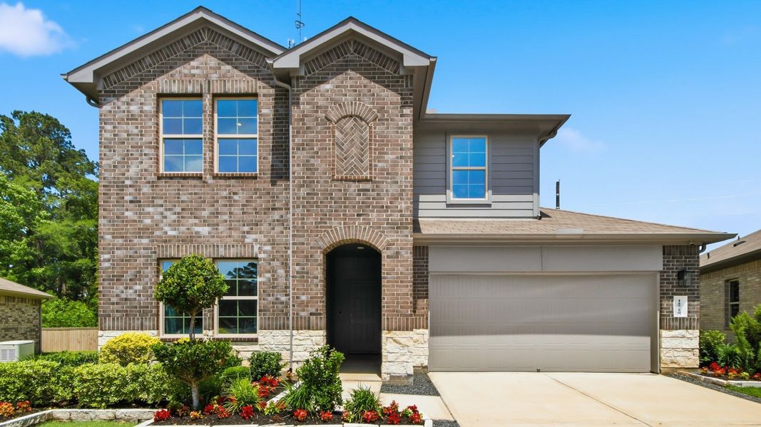 Front exterior of a home in the Mill Creek community, located in Magnolia, TX (Image 20). Front exterior of a home in the Mill Creek community, located in Magnolia, TX (Image 20).