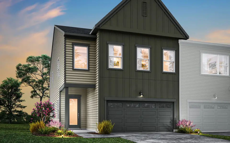 Front exterior of a home in the Summit At Homestead community, located in Chapel Hill, NC (Image 5).