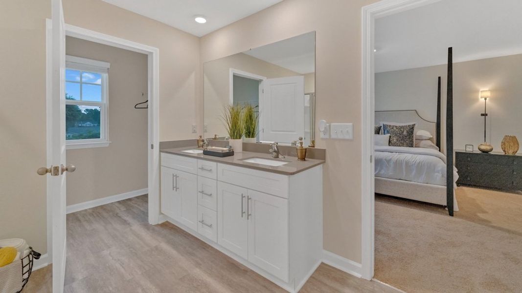 Furnished interior in a model home at Magnolia Ridge in Blountville (Image 20). Furnished interior in a model home at Magnolia Ridge in Blountville (Image 20).