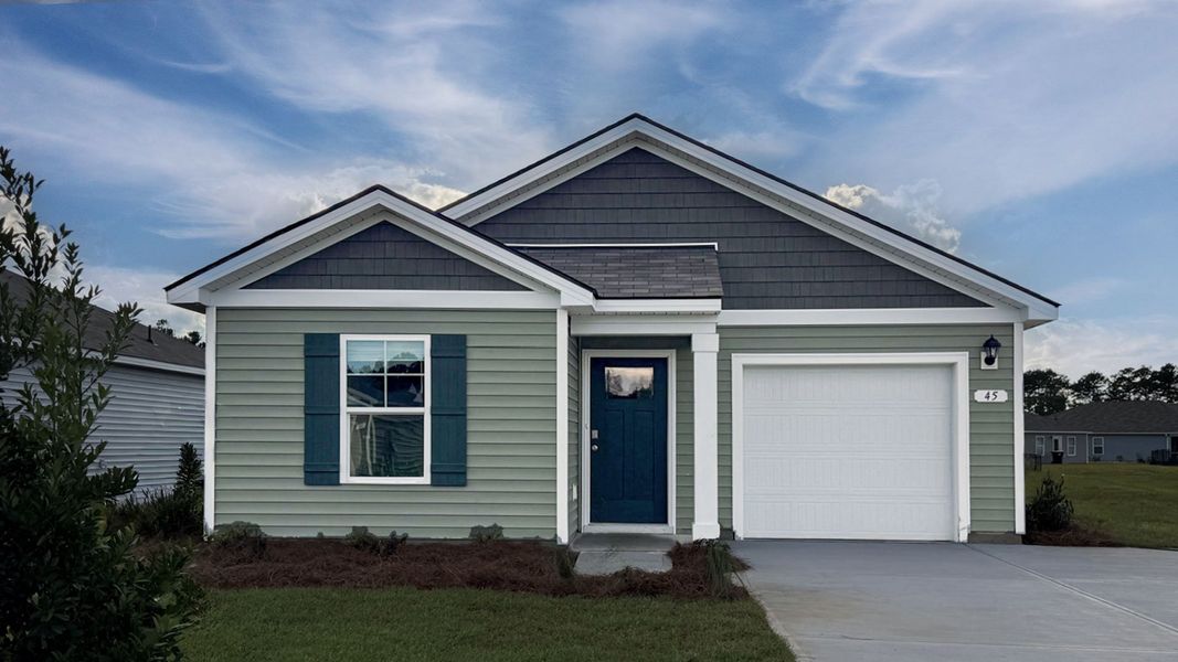 Front exterior of a home in the Cottonwood Place community, located in Tabor City, NC (Image 10). Front exterior of a home in the Cottonwood Place community, located in Tabor City, NC (Image 10).