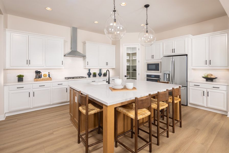 Furnished interior in a model home at Saddleback Discovery in Peoria (Image 3).