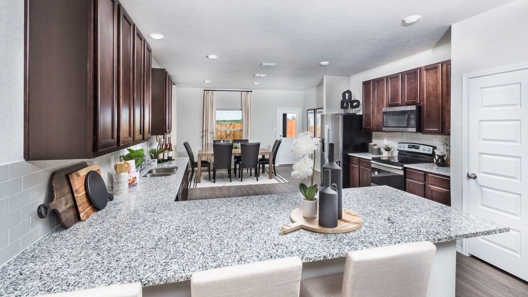 Applewhite Meadows Model Home Kitchen