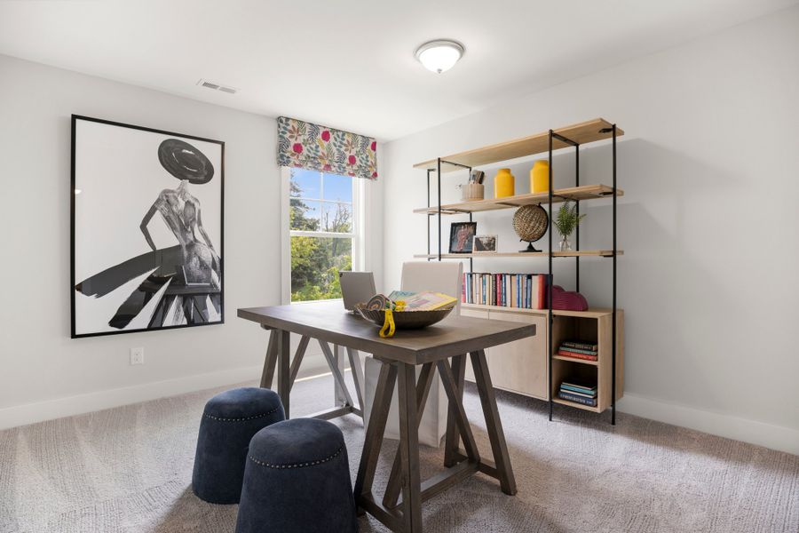 Furnished interior in a model home at Harbor Crossing in Greensboro (Image 23). Furnished interior in a model home at Harbor Crossing in Greensboro (Image 23).