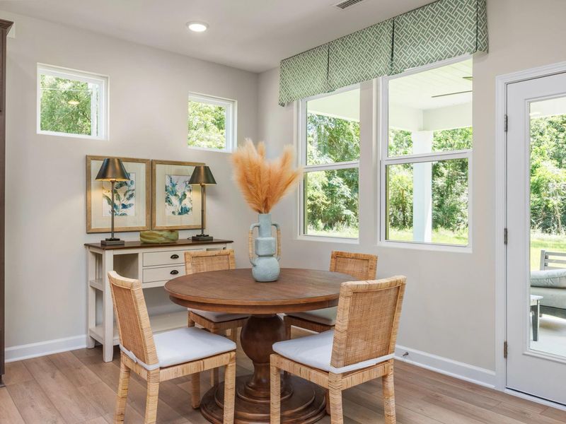 Furnished interior in a model home at Retreat at North Main in Lillington (Image 12). Furnished interior in a model home at Retreat at North Main in Lillington (Image 12).