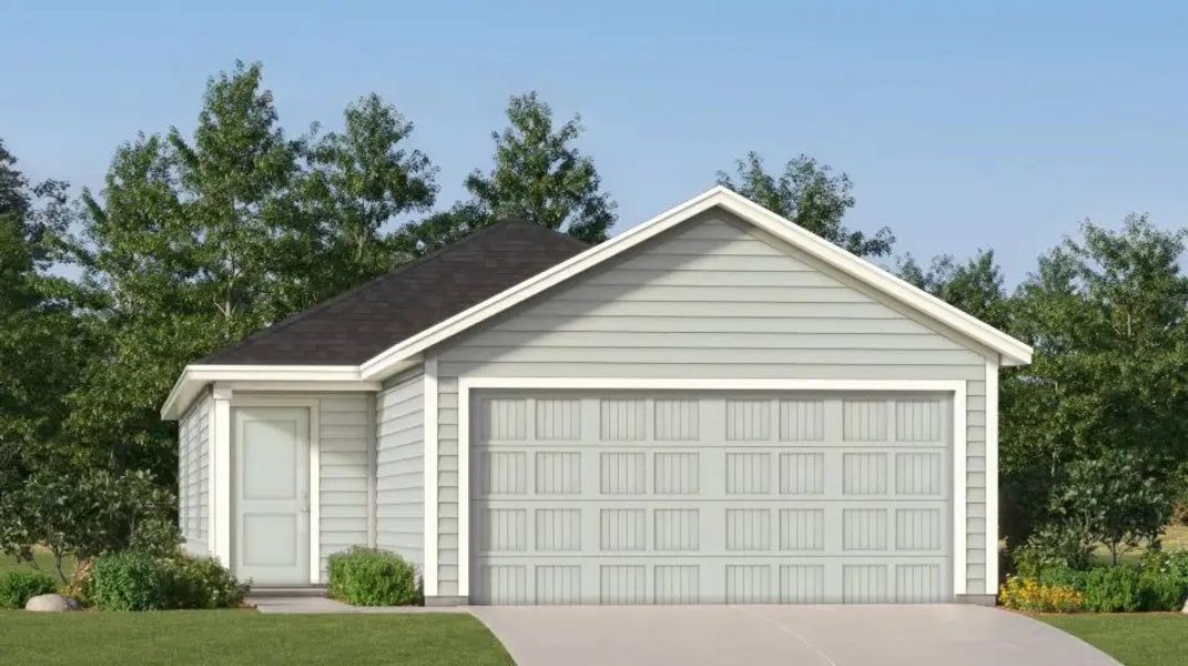 Front exterior of a home in the Winfield Park: Belmar community, located in Hutto, TX (Image 13).