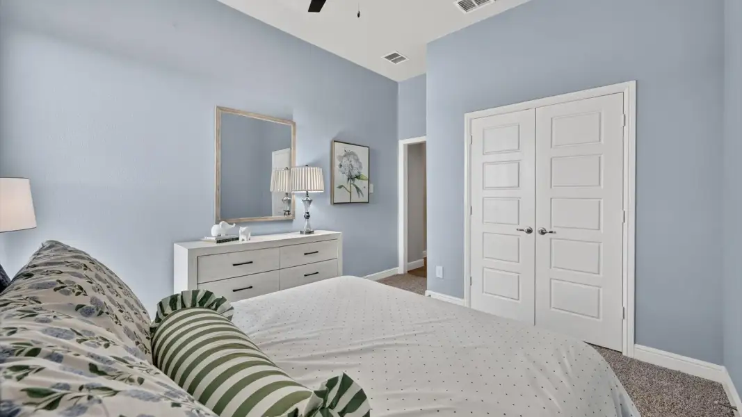 Furnished interior in a model home at Wildflower Ranch in Justin (Image 38).