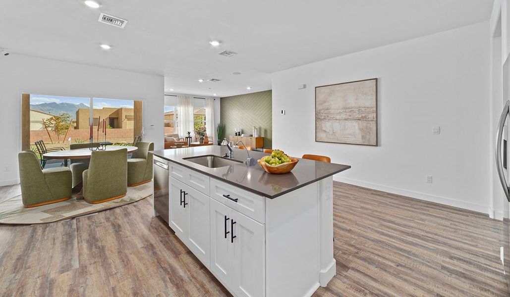 Furnished interior in a model home at Solterra in Green Valley (Image 9).