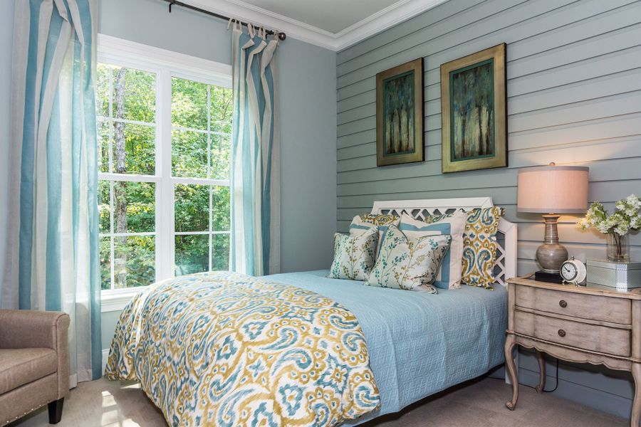 Furnished interior in a model home at Holly Springs – 12 Oaks - Robuck Homes in Garner (Image 7). Furnished interior in a model home at Holly Springs – 12 Oaks - Robuck Homes in Garner (Image 7).