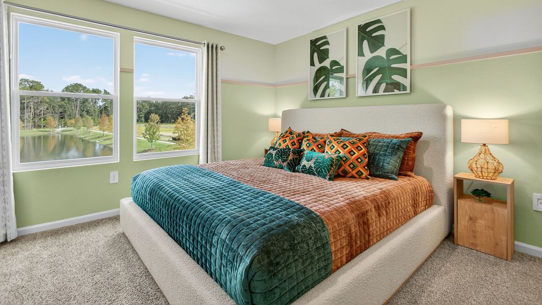 Furnished interior in a model home at Trout River in Jacksonville (Image 8).