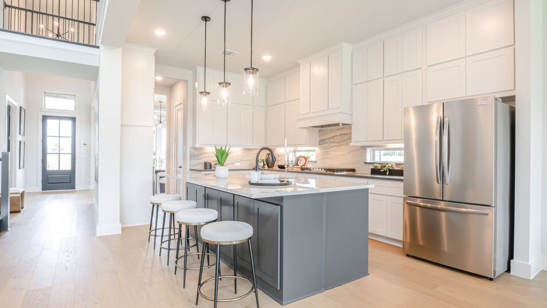 Furnished interior in a model home at Collinsbrook Farm in Frisco (Image 17). Furnished interior in a model home at Collinsbrook Farm in Frisco (Image 17).