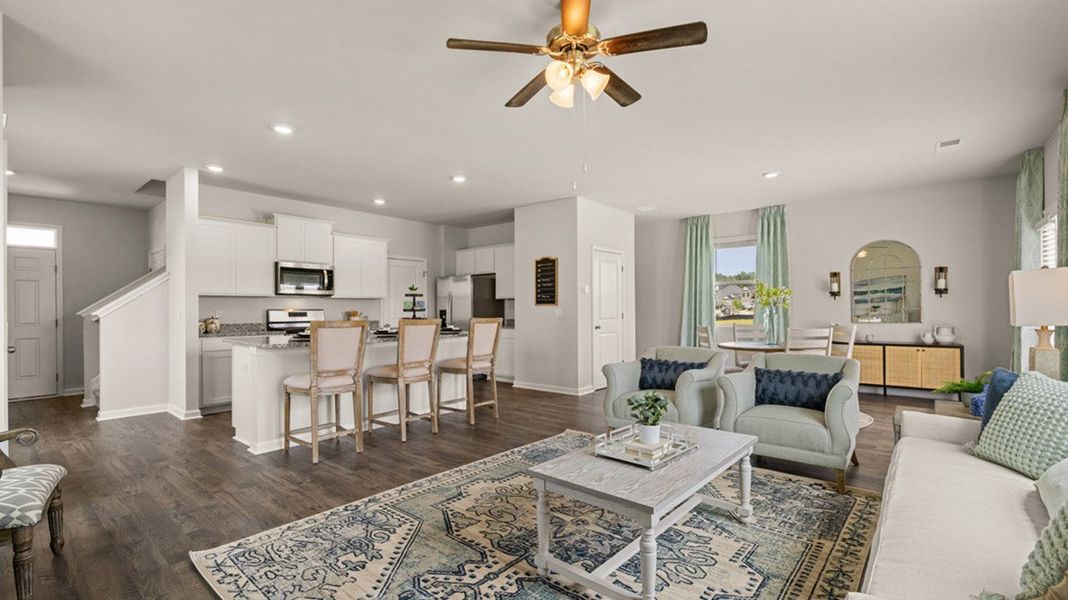 Furnished interior in a model home at Wrenfield at Chanticleer in North Augusta (Image 11). Furnished interior in a model home at Wrenfield at Chanticleer in North Augusta (Image 11).
