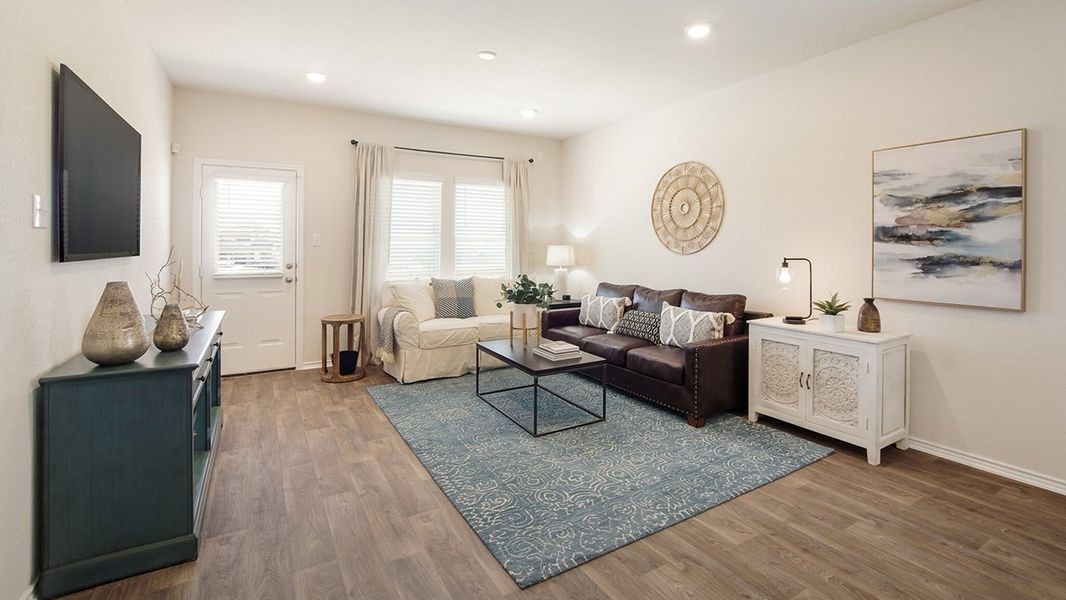 Furnished interior in a model home at Applewood in San Antonio (Image 43). Furnished interior in a model home at Applewood in San Antonio (Image 43).