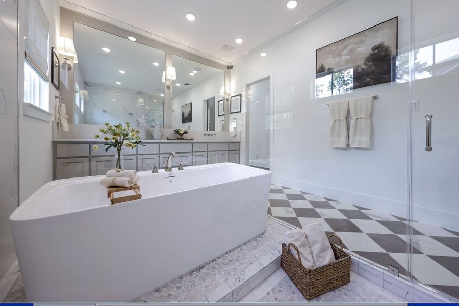 Furnished interior in a model home at Colton in Todd Mission (Image 21).