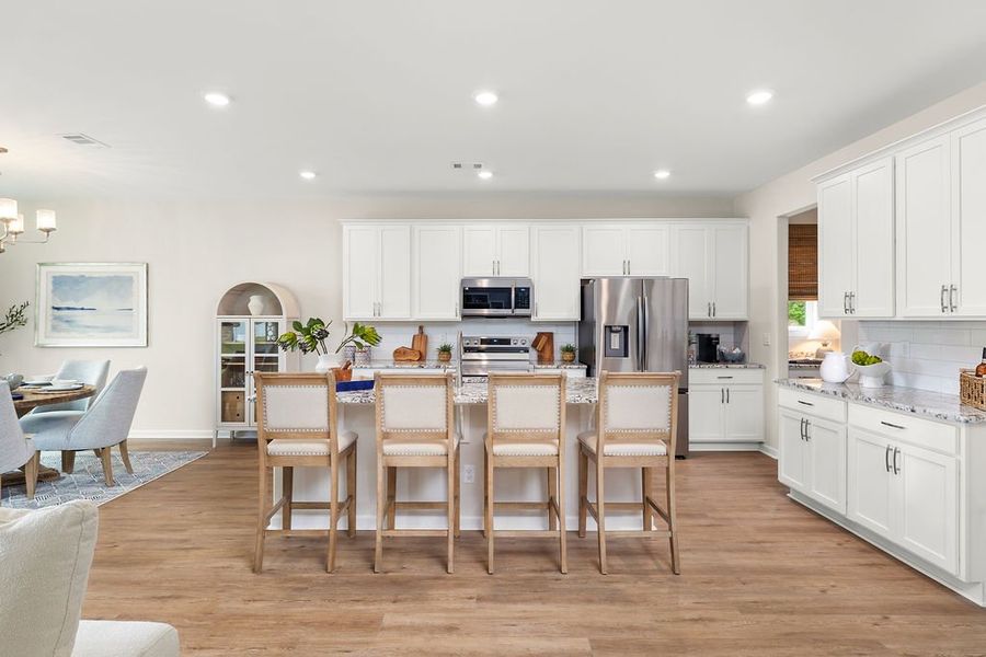 Furnished interior in a model home at Settlers Hammock in Kingsland (Image 4). Furnished interior in a model home at Settlers Hammock in Kingsland (Image 4).
