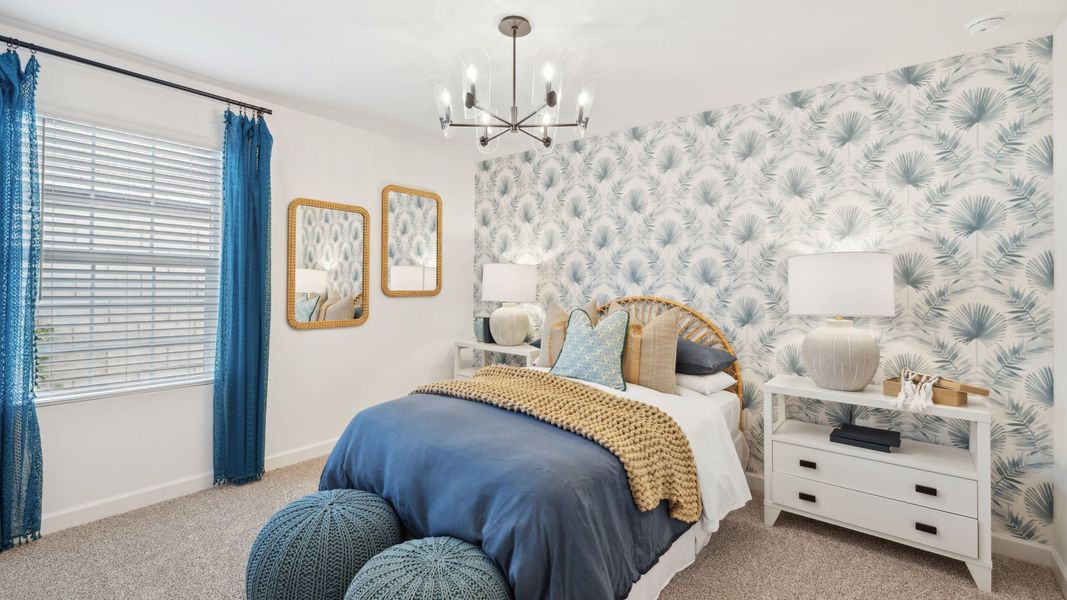 Furnished interior in a model home at Remington in Buckeye (Image 39).