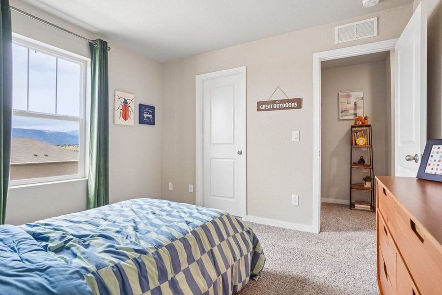 Furnished interior in a model home at Aspen Ranch in Fountain (Image 37).