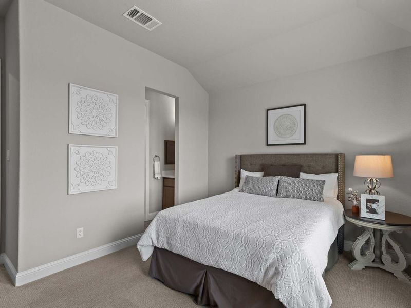 Furnished interior in a model home at The Reserve at Potranco Oaks in Castroville (Image 25).