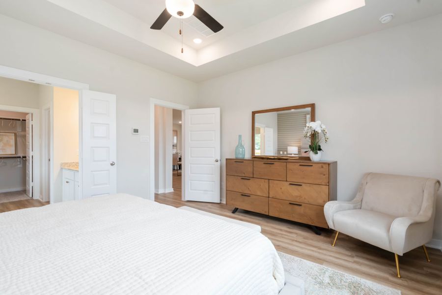 Furnished interior in a model home at Splendora Fields in Splendora (Image 21).