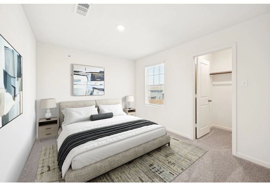 Furnished interior in a model home at Pelham Square in Deland (Image 6). Furnished interior in a model home at Pelham Square in Deland (Image 6).