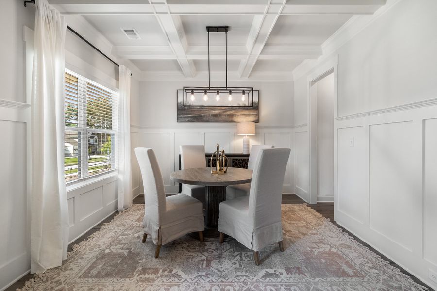 Furnished interior in a model home at Red Oak Ridge in Loganville (Image 8).