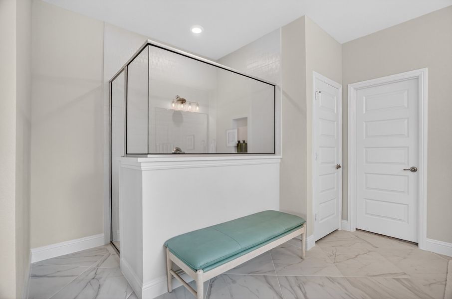 Furnished interior in a model home at Terra Vista Estates in Springtown (Image 56).