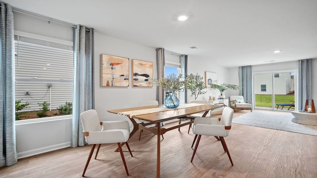 Furnished interior in a model home at Cobblestone Village in Savannah (Image 27).