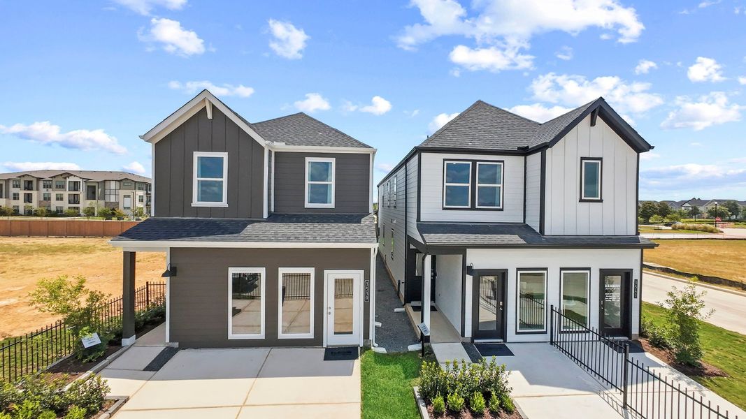 Front exterior of a home in the Villarosa at Tamarron community, located in Katy, TX (Image 4).
