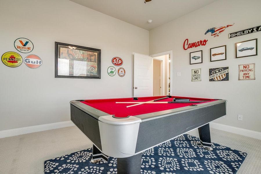 Furnished interior in a model home at Creekview Farms in Greenville (Image 47).
