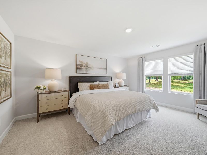 Furnished interior in a model home at Southwell Commons in Anderson (Image 12). Furnished interior in a model home at Southwell Commons in Anderson (Image 12).