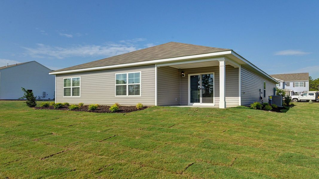 Front exterior of a home in the Gates Village community, located in Lugoff, SC (Image 10).
