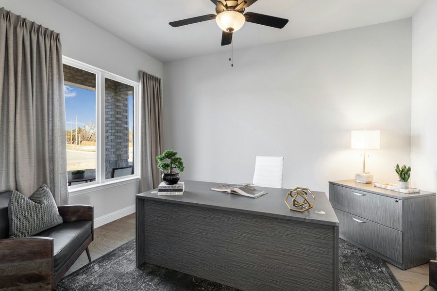 Furnished interior in a model home at Kentsdale Farms in DeSoto (Image 6). Furnished interior in a model home at Kentsdale Farms in DeSoto (Image 6).