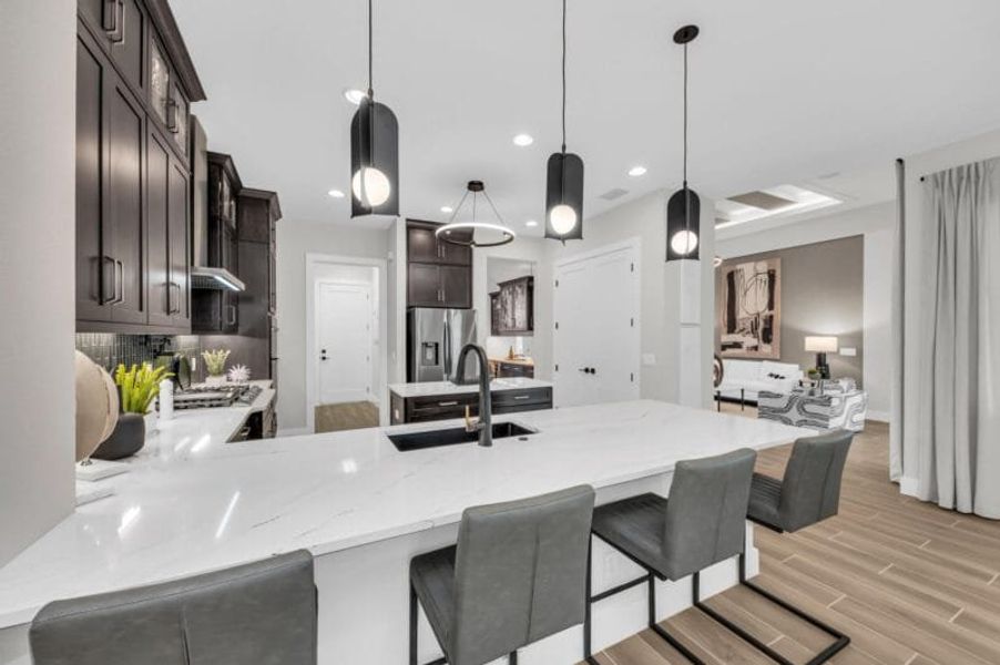 Furnished interior in a model home at Artisan at Watercolor Place in Bradenton (Image 69).