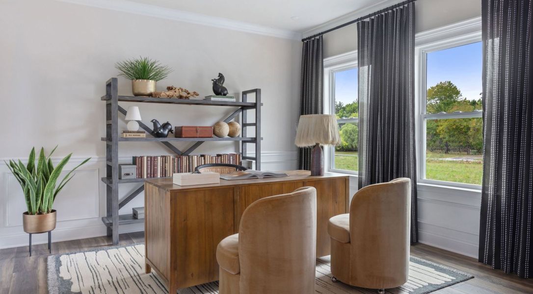 Furnished interior in a model home at Cassie Oaks in Jacksonville (Image 5).