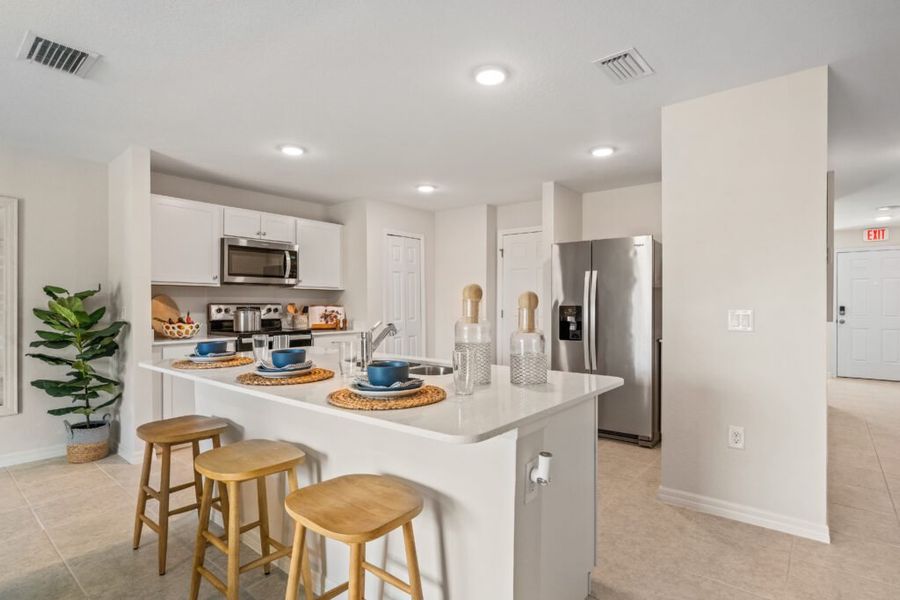 Furnished interior in a model home at Lehigh Acres in Lehigh Acres (Image 9).