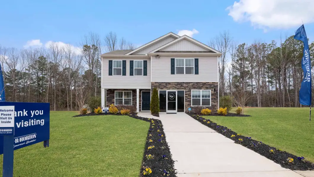 Front exterior of a home in the Bentley Park community, located in Greenwood, SC (Image 3).
