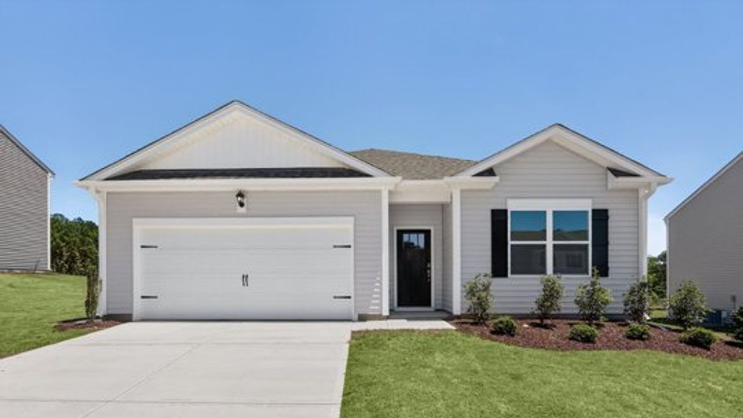 Front exterior of a home in the Swift Creek Farm community, located in Clayton, NC (Image 9).