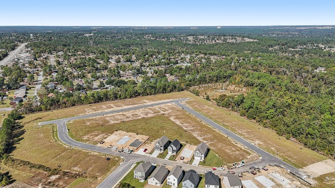 Aerial view of the neighborhood Aerial view of the neighborhood