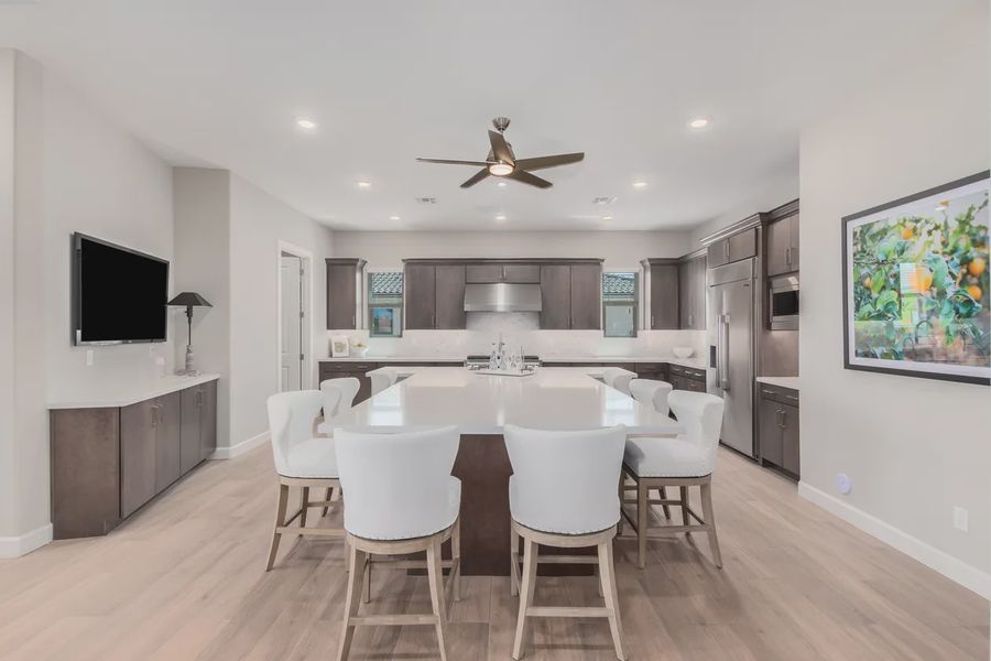 Furnished interior in a model home at Bellero Estates in Queen Creek (Image 32).