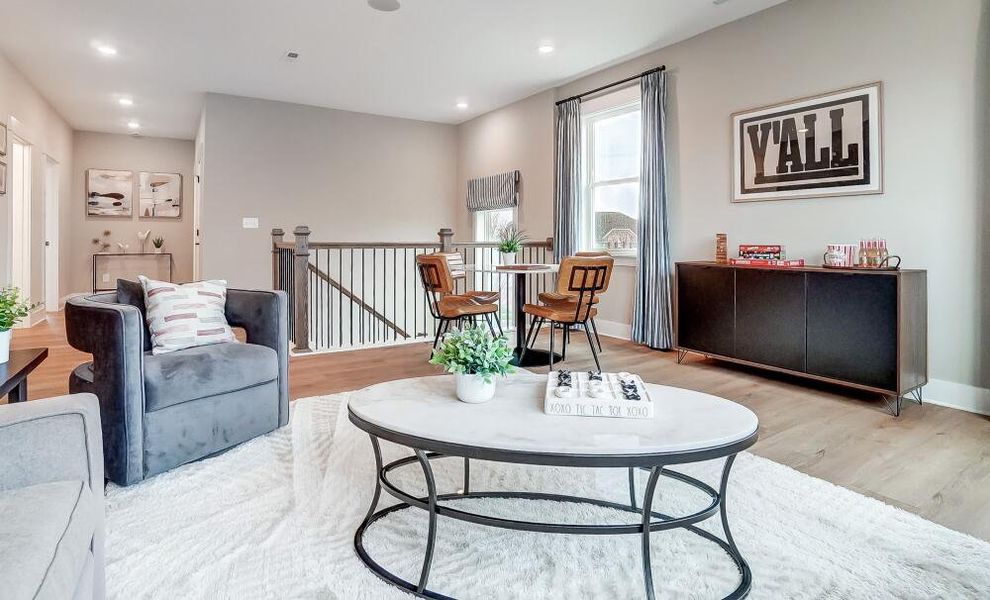 Furnished interior in a model home at The Fairways at Springlake in York (Image 9).