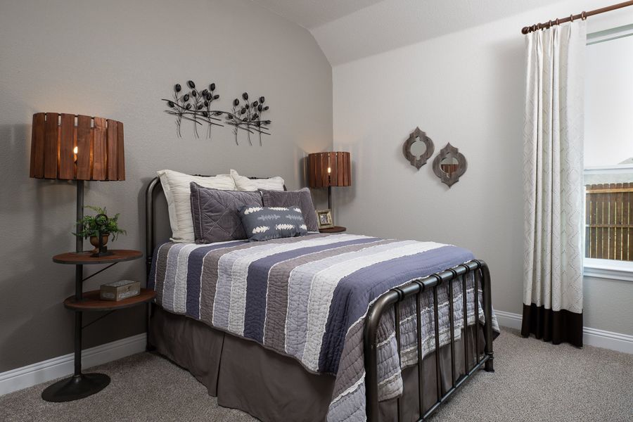 Furnished interior in a model home at Coyote Crossing in Godley (Image 36).