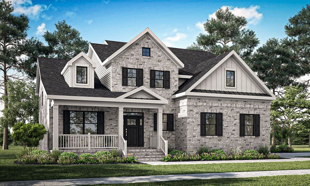 Front exterior of a home in the The Reserve at Horn Springs community, located in Lebanon, TN (Image 1). Front exterior of a home in the The Reserve at Horn Springs community, located in Lebanon, TN (Image 1).