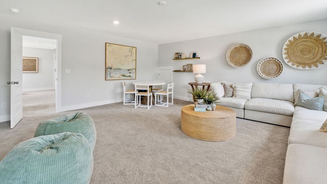 Furnished interior in a model home at Saltgrass Landing in Winnabow (Image 19).