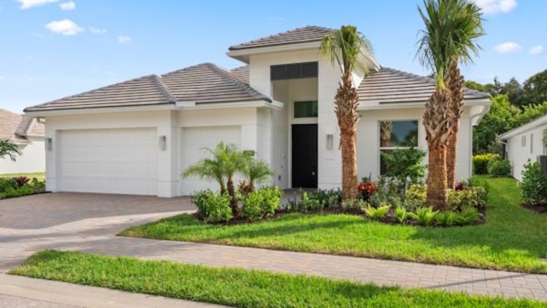 Front exterior of a home in the Lucaya Pointe community, located in Vero Beach, FL (Image 36).