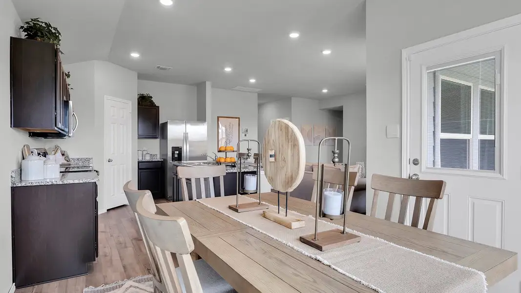 Furnished interior in a model home at West Canyon Trails in Belton (Image 7). Furnished interior in a model home at West Canyon Trails in Belton (Image 7).